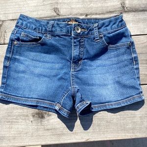 Justice Girls Denim Jean Shorts Size 12